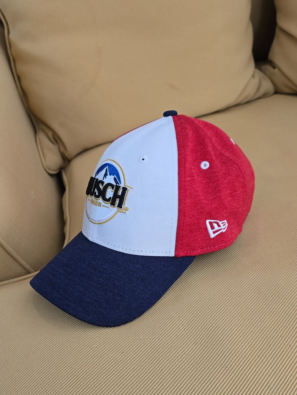 NASCAR Red and Navy 9FORTY Cap Interior Detail